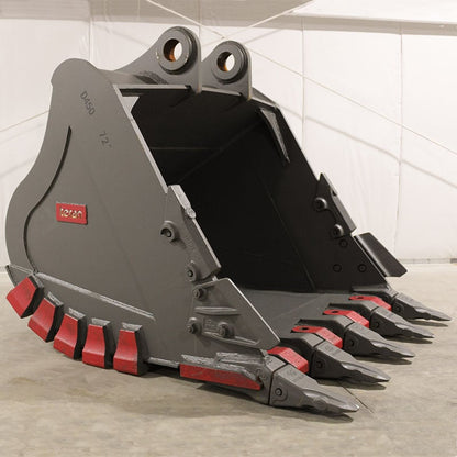 Teran Heavy-Duty Excavator Bucket | Model BKT-JD450 HD | 36" to 84" Inch Digging | Capacity 0.27 to 3.0 Cubic Meters | For Excavators