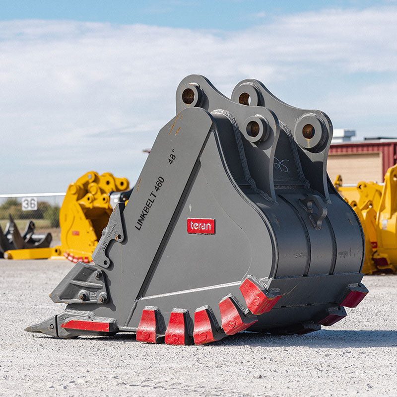 Teran Heavy Duty Rock Bucket | Model BKT-LBX460 HD | Digging Width 36" to 72" Inch | Capacity 1.2 to 2.7 Cubic Meter | For Excavators