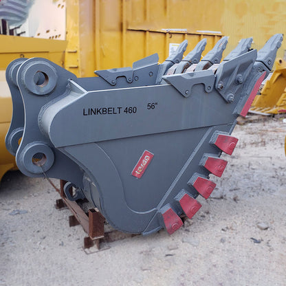 Teran Heavy Duty Rock Bucket | Model BKT-LBX460 HD | Digging Width 36" to 72" Inch | Capacity 1.2 to 2.7 Cubic Meter | For Excavators