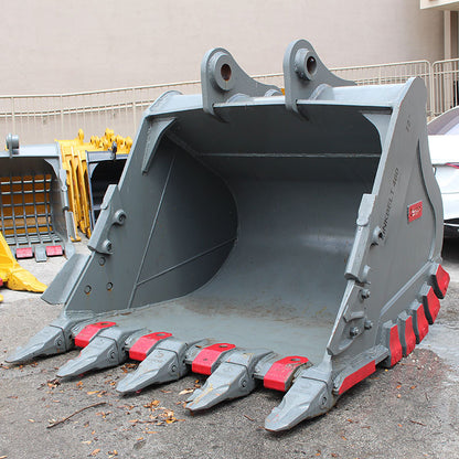 Teran Heavy Duty Rock Bucket | Model BKT-LBX460 HD | Digging Width 36" to 72" Inch | Capacity 1.2 to 2.7 Cubic Meter | For Excavators