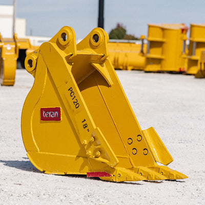 Teran Compact Excavator Bucket | Model BKT-PC120  | Digging Widths 12