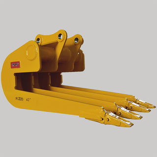 Teran Slab Bucket | Model BKT-PC220 | Bucket Width 42" | Machine Size 22 Tons | For Komatsu Excavators