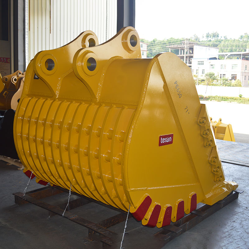 Teran Skeleton Buckets Komatsu Excavators | Model BKT-PC120 To BKT-PC650 | Bucket Width Range 48" To 72" inches | For Excavators