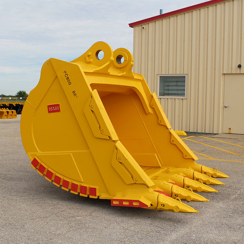 Teran Heavy Duty Rock Bucket | Model BKT-PC850 HDOMh | Digging Width 78" & 86"  Inch | Capacity 4.0 to 4.5 Cubic Meter | For Excavators