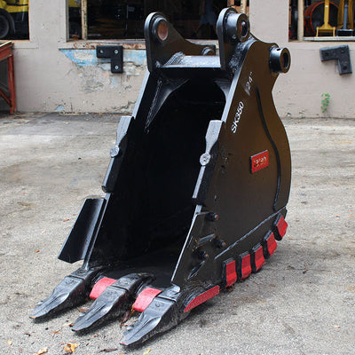 Teran Heavy Duty Rock Bucket | Model BKT-SK350 HD | Digging Width 24