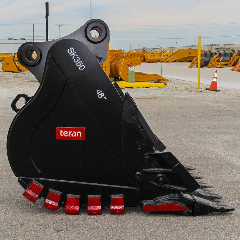 Teran Heavy Duty Rock Bucket | Model BKT-SK350 HD | Digging Width 24" to 66" Inch | Capacity 0.41 to 1.8 Cubic Meter | For Excavators