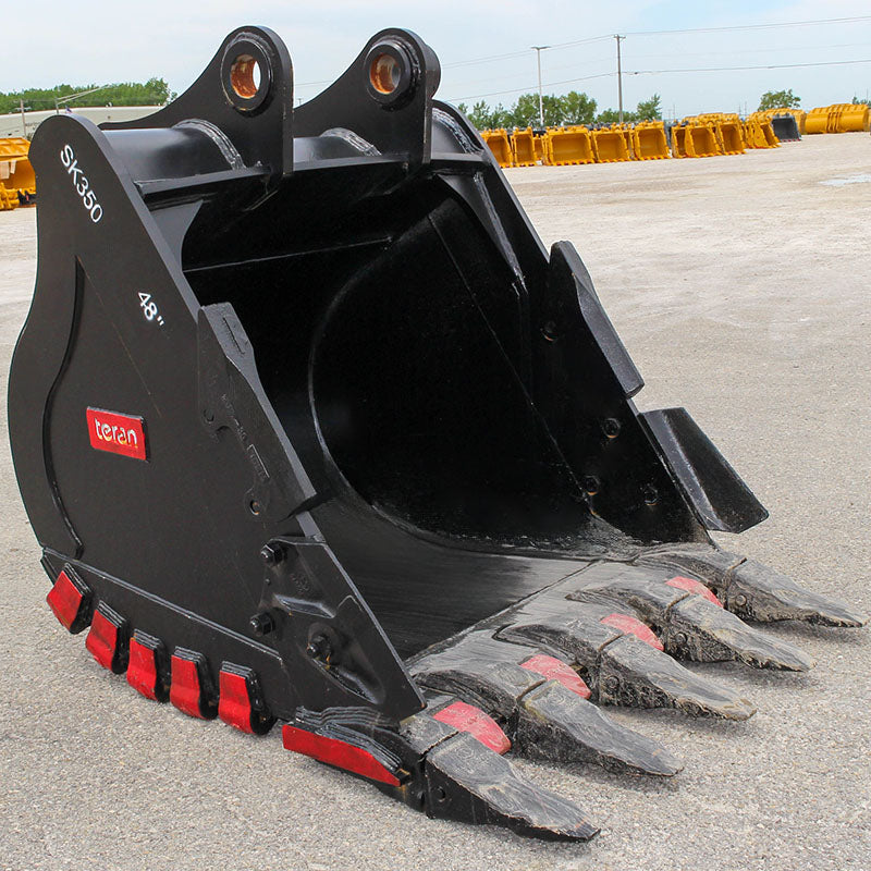 Teran Heavy Duty Rock Bucket | Model BKT-SK350 HD | Digging Width 24" to 66" Inch | Capacity 0.41 to 1.8 Cubic Meter | For Excavators