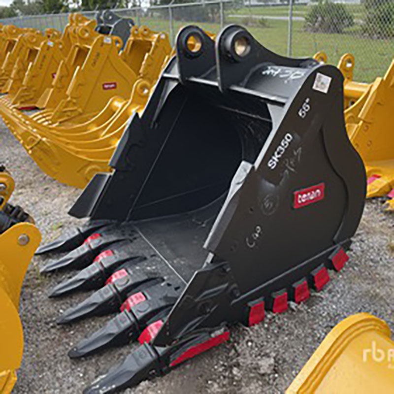 Teran Heavy Duty Rock Bucket | Model BKT-SK350 HD | Digging Width 24" to 66" Inch | Capacity 0.41 to 1.8 Cubic Meter | For Excavators