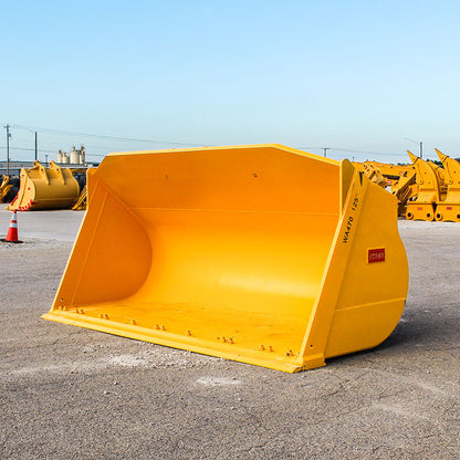 Teran Loader Buckets | Models BKT-WA Series | Bucket Widths 108" to 134" Inches | Capacity 2.7 to 6.4 Cubic Meters | For Excavators