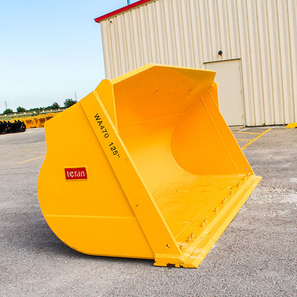 Teran Loader Buckets | Models BKT-WA Series | Bucket Widths 108" to 134" Inches | Capacity 2.7 to 6.4 Cubic Meters | For Excavators