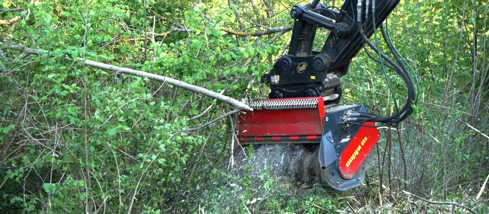 SEPPI BMS 125 STRONG MULCHERS W/KNIVES & W/CARBIDES FOR EXCAVATOR