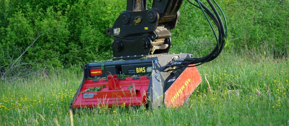 SEPPI BMS 125 STRONG MULCHERS W/KNIVES & W/CARBIDES FOR EXCAVATOR