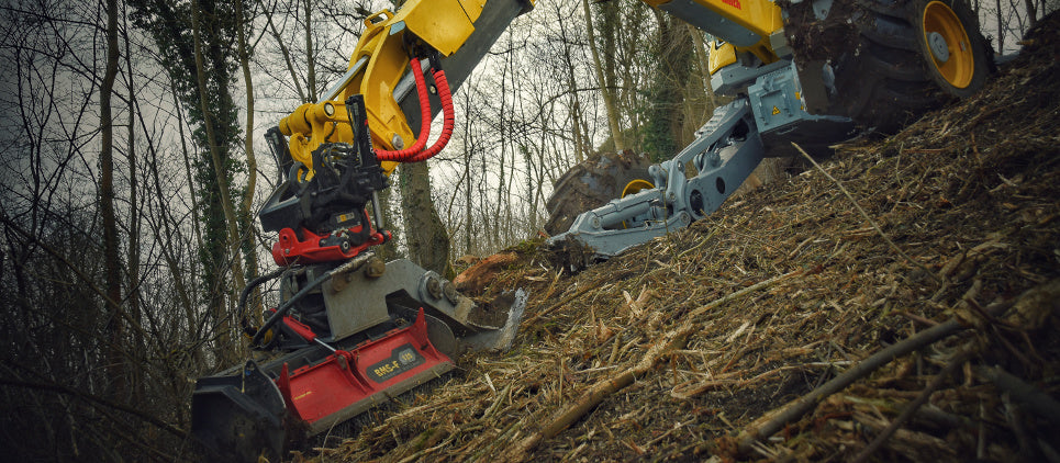 Seppi | Strong Forestry Mulcher | Knives & Carbides | Model BMS-F 125CC | 49" Working Width | Machine Size 9 To 20 Ton | For Excavators