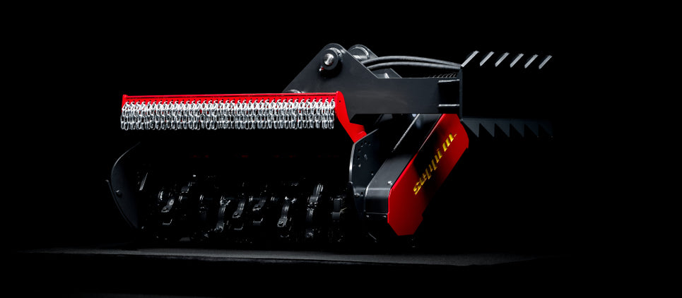 Seppi | Strong Forestry Mulcher | Knives & Carbides | Model BMS-F 125CC | 49" Working Width | Machine Size 9 To 20 Ton | For Excavators