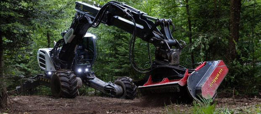 Seppi BMS 125 Strong Forestry Mulcher with Knives & Carbides | Model BMS 125 | 49" Working Width | For Excavators