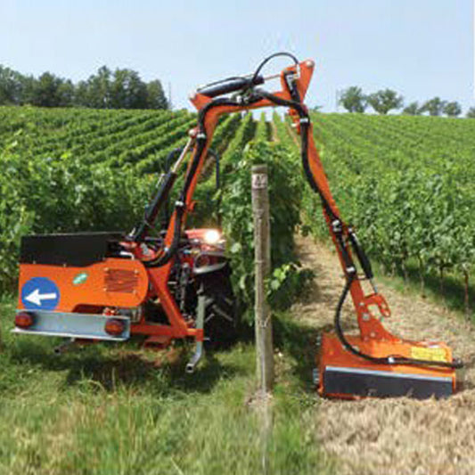 Rinieri Boom Reach Mower BR-VIGNA | 32" Working Width | 28 Knives | 50-80HP for Tractor