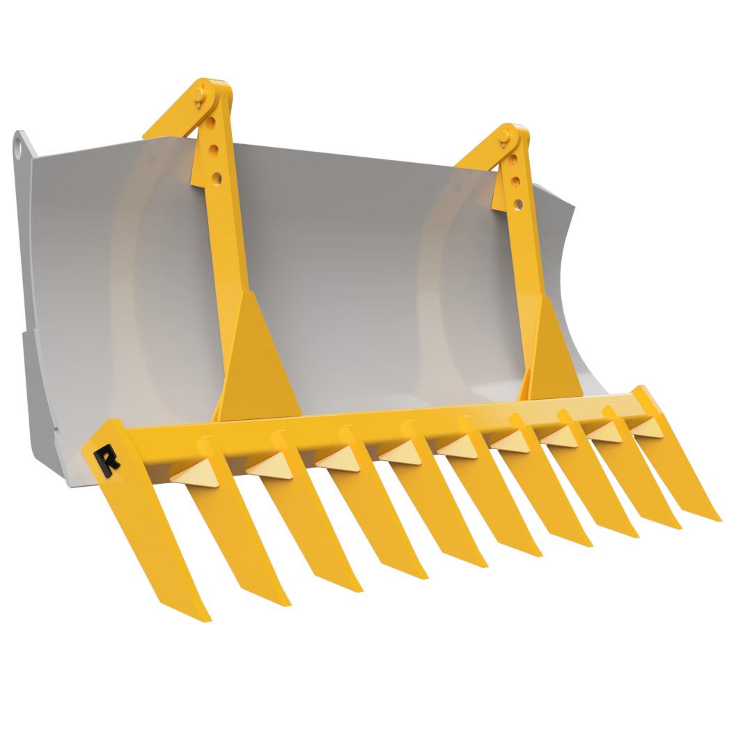 Rockland Blade Rake | Weight Up to 3,000 lbs | Width Up to 12 feet | Teeth Design Rugged teeth | For Dozers