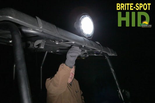 Great Day | Brite-Spot Utility Light | Model BS500 | Width 8" | 3.5 Amps | 40+ HP Compatible | For ATV, UTV, Tractor, Jeep, Truck, Lawnmower