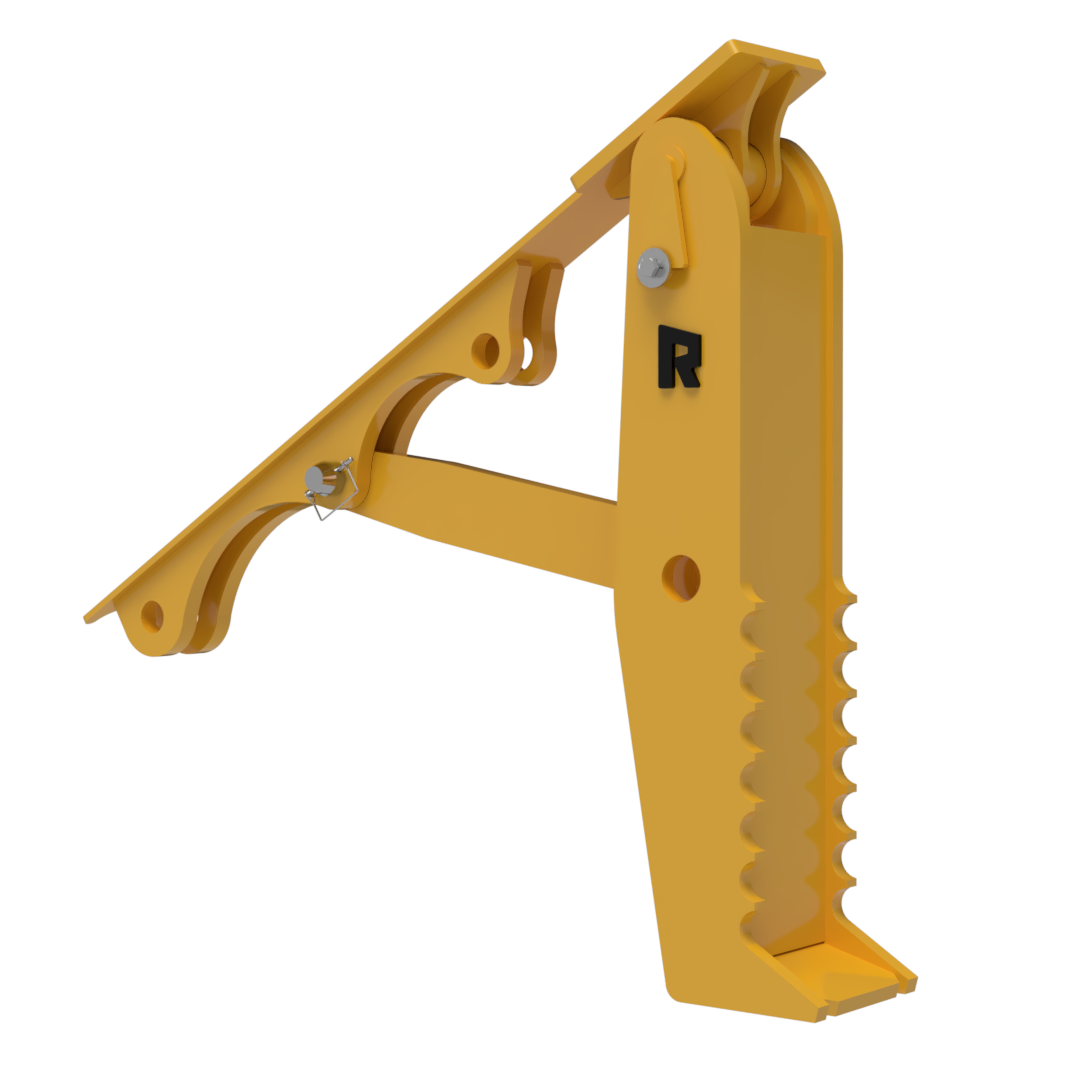 Rockland Narrow Solid-Strut Thumb | High-Strength Alloy Steel | Three-Point Pickup | For Excavators