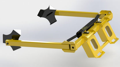 CL Fabrication Bale Unroller | Width 60" inches | Oil Flow Range 12-30 GPM | For Skid Steer