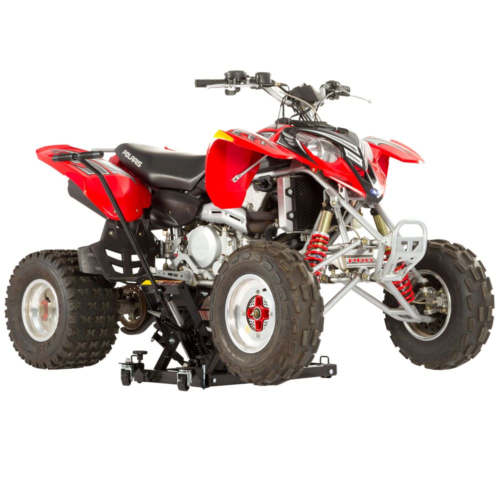 Black Widow Motorcycle & ATV Hydraulic Lift Jack | Model BW-0101 | Size 33" x 16" Platform | Capacity 1,500 lb | For Motorcycles, ATVs & Powersports Maintenance