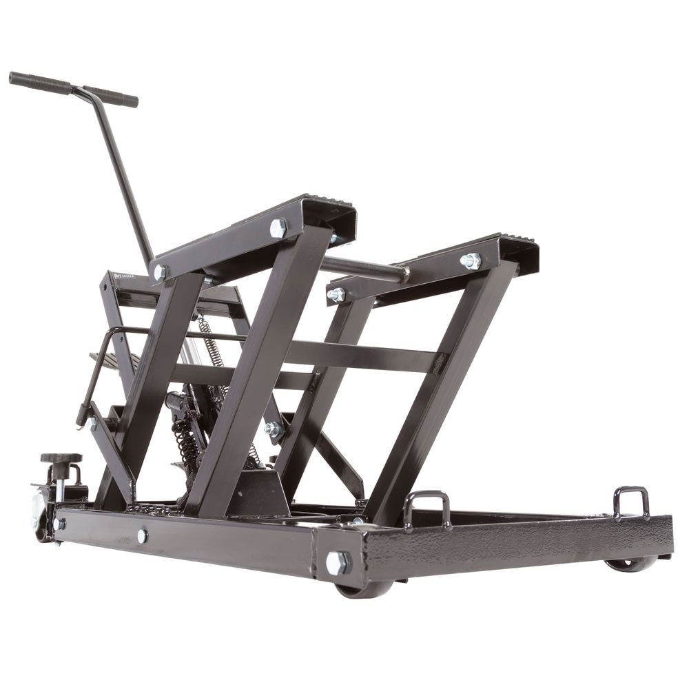 Black Widow Motorcycle & ATV Hydraulic Lift Jack | Model BW-0101 | Size 33" x 16" Platform | Capacity 1,500 lb | For Motorcycles, ATVs & Powersports Maintenance