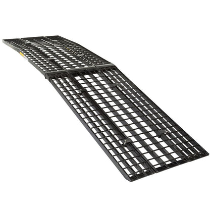 Black Widow Heavy-Duty Folding Arched Motorcycle Ramp | Models BW-12040-HD & BW-14440-HD | Size 40" Wide | Capacity 1,500 lb | For Street, Touring & Cruiser Motorcycles