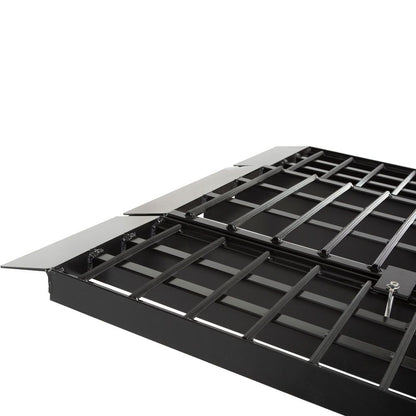 Black Widow Heavy-Duty Folding Arched Motorcycle Ramp | Models BW-12040-HD & BW-14440-HD | Size 40" Wide | Capacity 1,500 lb | For Street, Touring & Cruiser Motorcycles
