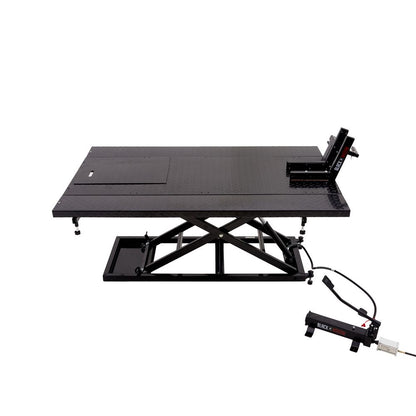 Black Widow Extra-Wide Air/Hydraulic Motorcycle & ATV Lift Table | Model BW-1500AH-Z | Platform 76.5" L x 47.75" W | Capacity 1,500 lb. | Horsepower 4 To 90+ HP | For Motorcycles & ATVs
