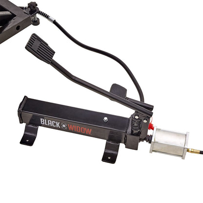 Black Widow Extra-Wide Air/Hydraulic Motorcycle & ATV Lift Table | Model BW-1500AH-Z | Platform 76.5" L x 47.75" W | Capacity 1,500 lb. | Horsepower 4 To 90+ HP | For Motorcycles & ATVs