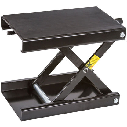 Black Widow Motorcycle Scissor Jack | Model BW-1604A | Platform Size 15" x 9" | Capacity 1,100 lb | For Street, Cruiser & Touring Motorcycles