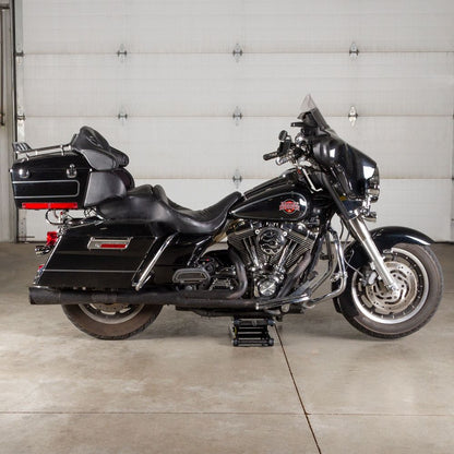 Black Widow Motorcycle Scissor Jack | Model BW-1604A | Platform Size 15" x 9" | Capacity 1,100 lb | For Street, Cruiser & Touring Motorcycles