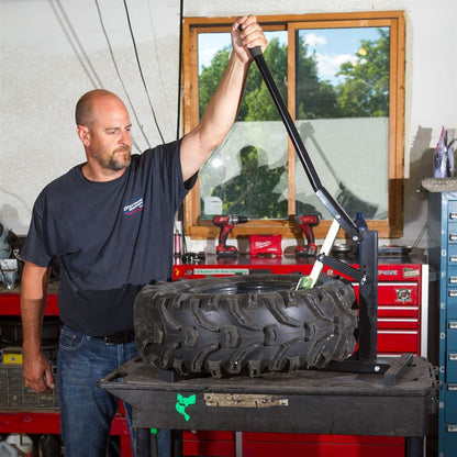 Black Widow Tire Bead Breaker | Model BW-2065 | Width 24" | Length 26" | Height 16" | Manual Lever Power | For Motorcycle, ATV, UTV & Trailer Tires