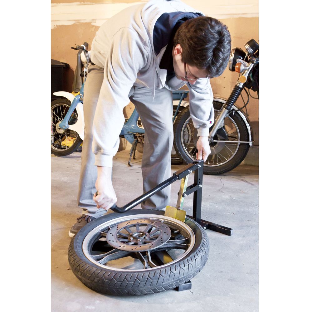 Black Widow Tire Bead Breaker | Model BW-2065 | Width 24" | Length 26" | Height 16" | Manual Lever Power | For Motorcycle, ATV, UTV & Trailer Tires