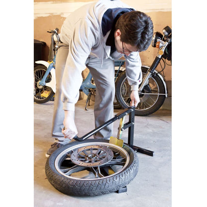 Black Widow Tire Bead Breaker | Model BW-2065 | Width 24" | Length 26" | Height 16" | Manual Lever Power | For Motorcycle, ATV, UTV & Trailer Tires