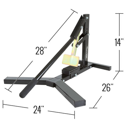 Black Widow Tire Bead Breaker | Model BW-2065 | Width 24" | Length 26" | Height 16" | Manual Lever Power | For Motorcycle, ATV, UTV & Trailer Tires