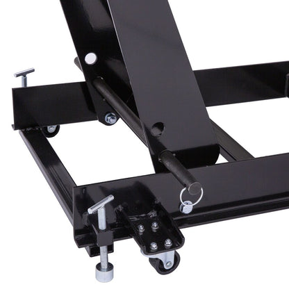 Black Widow Hydraulic Motorcycle Lift Table | Model BW-680 | Platform Size 86-3/4" x 26-7/8" | Capacity 1,000 lb | For Street, Sport & Racing Bikes