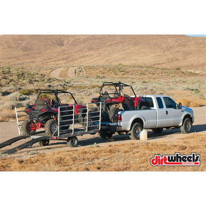 Black Widow Extra-Wide Arched Folding Dual Runner ATV Ramps | Model BW-9417-HD-2 | Length 7'10" | Capacity 3,000 lb | Horsepower Up To ~80 HP | For ATV & UTV Truck Loading