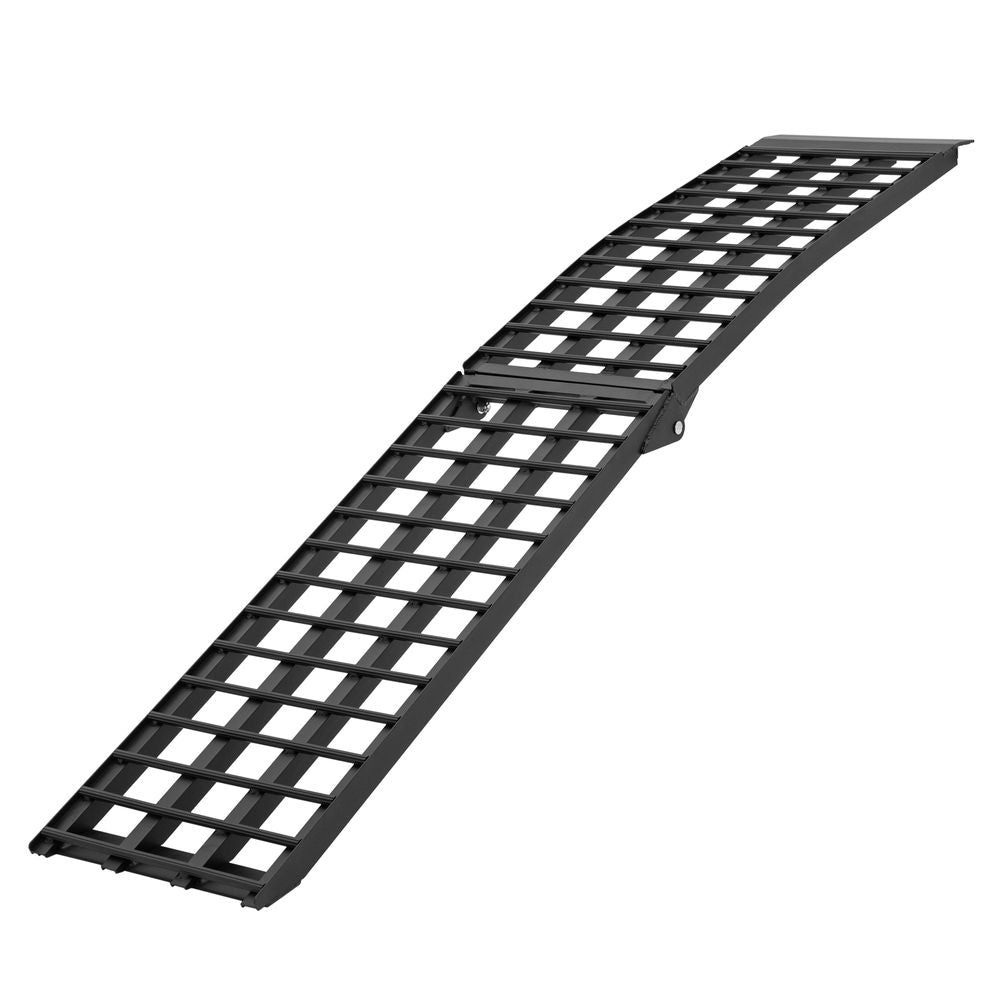 Black Widow Folding Arched Motorcycle Ramp | Model BW-9417-HD | Size 7' 10" x 17.5" | Capacity 1,500 lb | For Motorcycle & Dirt Bike Loading