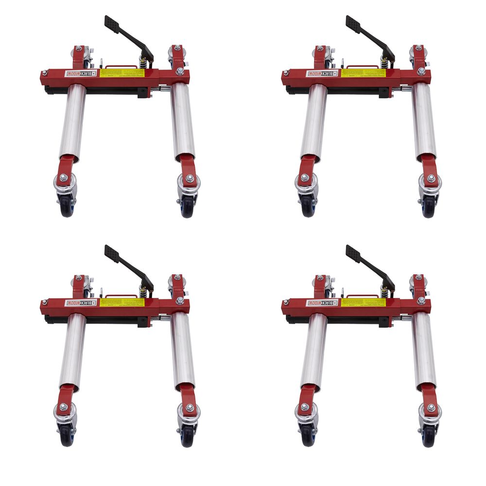 Black Widow Arched ATV & UTV Dolly | Model BW-CJD-12 | Size 25.6" L x 23" W | Capacity 1,500 lb. | Hydraulic Lift & 360° Casters | Horsepower 4 To 90+ HP | For ATV & UTV