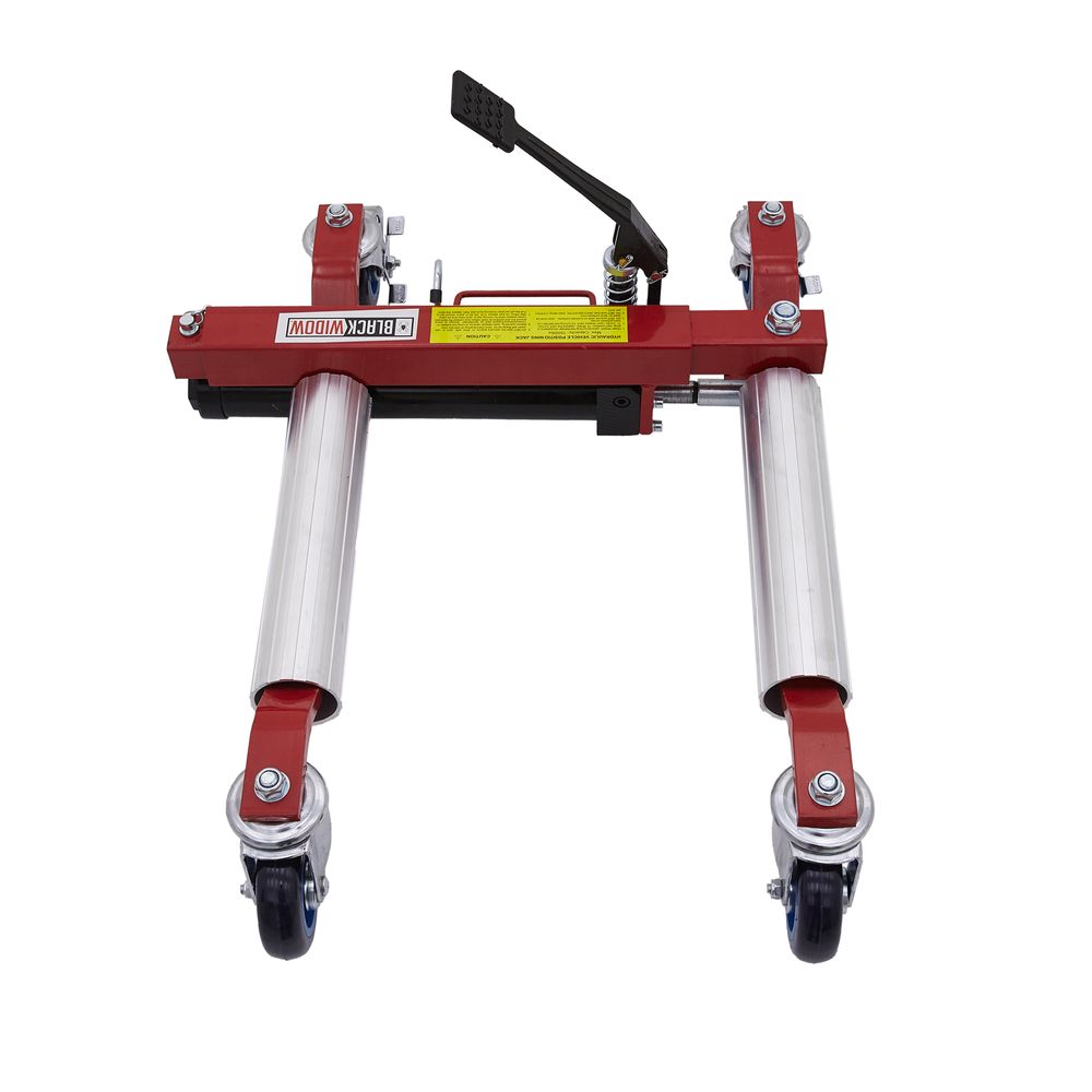 Black Widow Arched ATV & UTV Dolly | Model BW-CJD-12 | Size 25.6" L x 23" W | Capacity 1,500 lb. | Hydraulic Lift & 360° Casters | Horsepower 4 To 90+ HP | For ATV & UTV