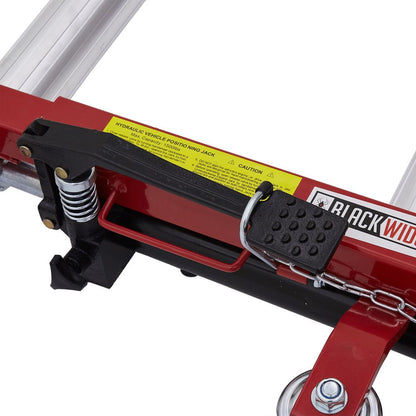 Black Widow Arched ATV & UTV Dolly | Model BW-CJD-12 | Size 25.6" L x 23" W | Capacity 1,500 lb. | Hydraulic Lift & 360° Casters | Horsepower 4 To 90+ HP | For ATV & UTV