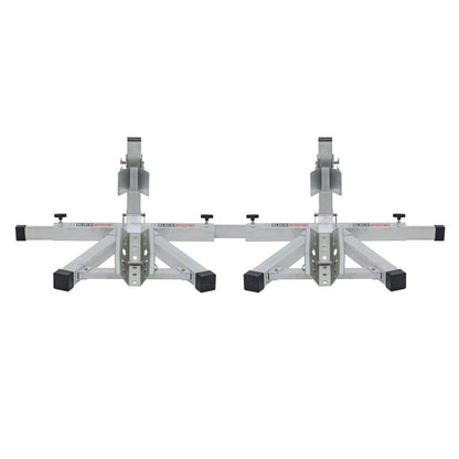 Black Widow Two Adjustable Width Motorcycle Wheel Chocks | Model BW-PRO-CHOCK-2 | Size Maximum 108" | Horsepower 4 To 90+ HP | For Truck & Trailer