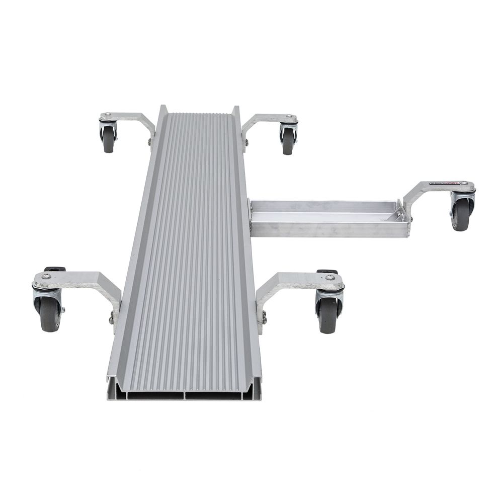 Black Widow Professional Aluminum Motorcycle Dolly | Model BW-PRO-DOLLY | Track Length 89" | Capacity 1,500 lb | For Street, Touring & Cruiser Motorcycles