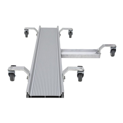 Black Widow Professional Aluminum Motorcycle Dolly | Model BW-PRO-DOLLY | Track Length 89" | Capacity 1,500 lb | For Street, Touring & Cruiser Motorcycles