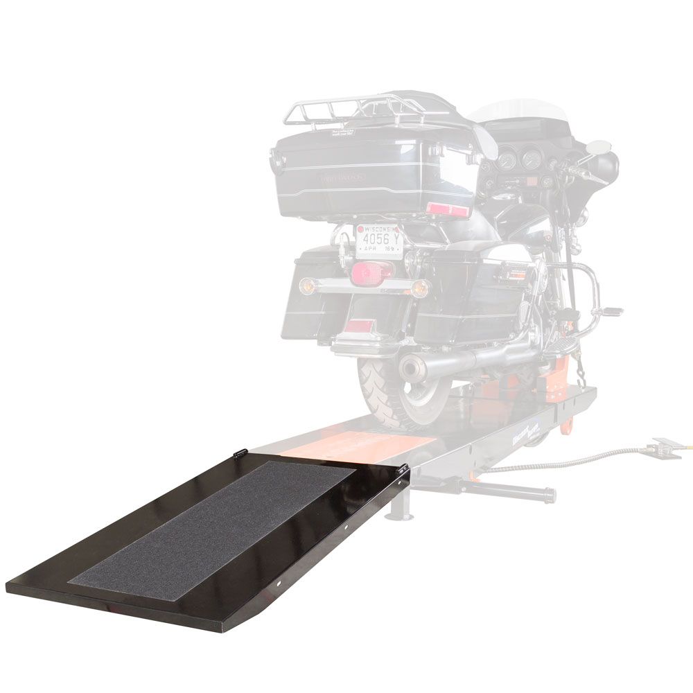 Black Widow Extra-Long Approach Ramp For ProLift Table | Model BW-PROLIFT-HD-XLTABR | Width 24" | 40" Ramp Length | For Motorcycle, ATV & UTV Lift Table Loading