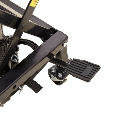 Black Widow Hydraulic Motorcycle Scissor Lift w/Casters | Model BW-SJ-4303 | Platform Size 16" x 14" | Capacity 300 lb | For Dirt Bikes & Lightweight Motorcycles