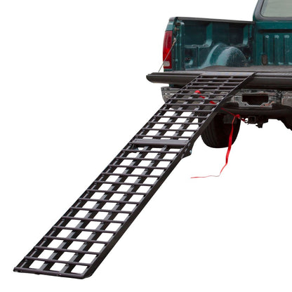 Black Widow Folding Arched Motorcycle Ramp | Model BW-9417-HD | Size 7' 10" x 17.5" | Capacity 1,500 lb | For Motorcycle & Dirt Bike Loading