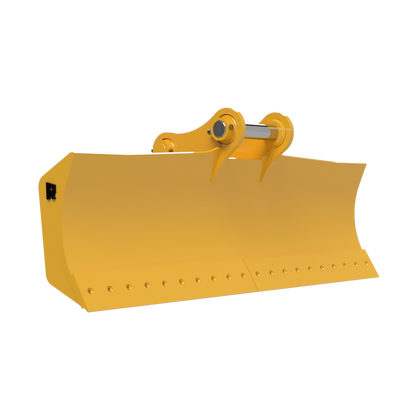 Rockland Backfill Blade | Bolt-On Reversible Cutting Edges | High Strength Alloy Steel | For Excavators