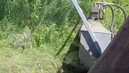 Forax Tilt-Up Brush Cutter | 72" Cutting Width | For Backhoe